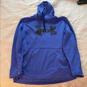 Under Armour Royal Blue Pullover with Black Logo